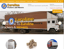 Tablet Screenshot of eurolinepackers.com